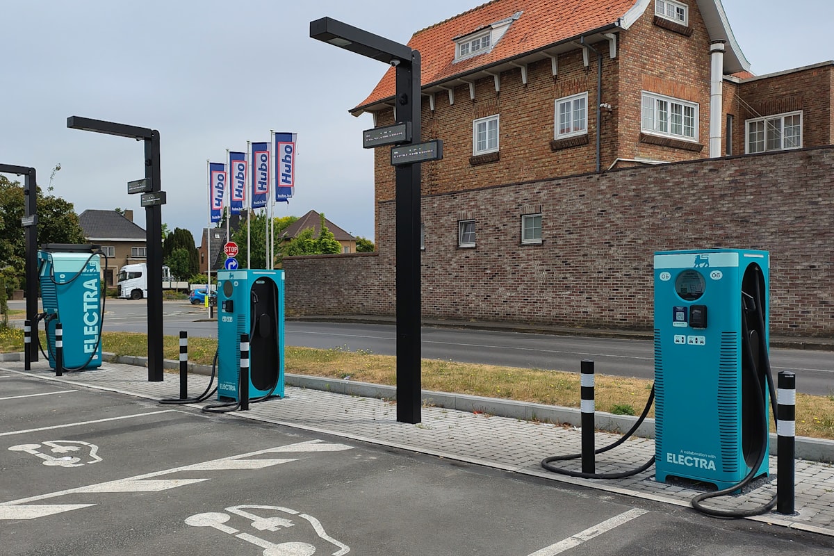 Network of EV charging stations